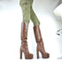 HOCHWERTIGE PUNK GOTHIC DAMEN STIEFEL